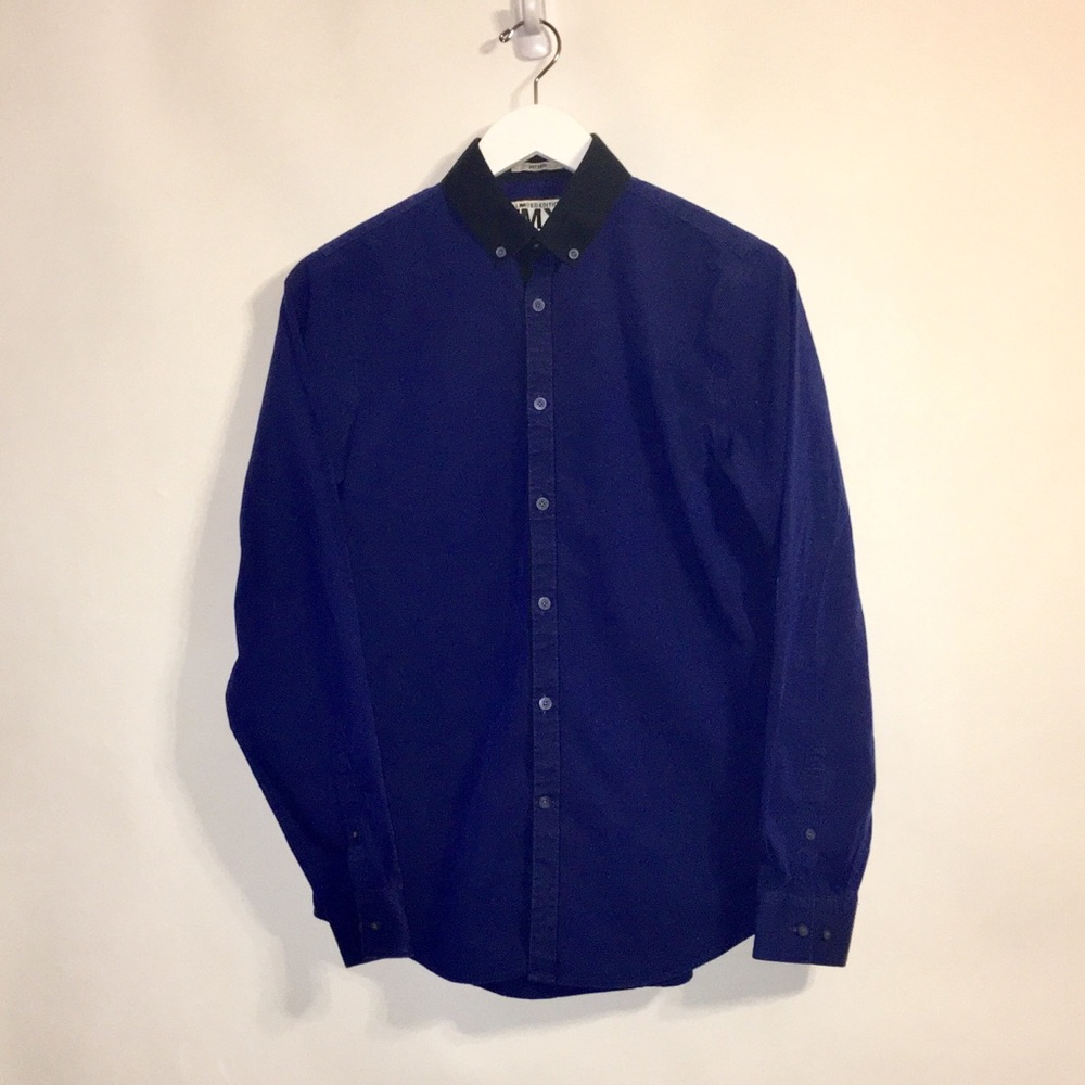 Express 1MX Men's Fitted Long SleeveShirt Small